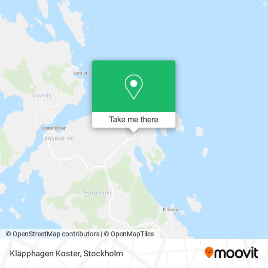 Kläpphagen Koster map