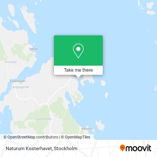 Naturum Kosterhavet map