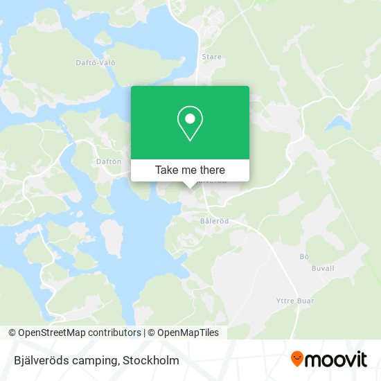 Bjälveröds camping map