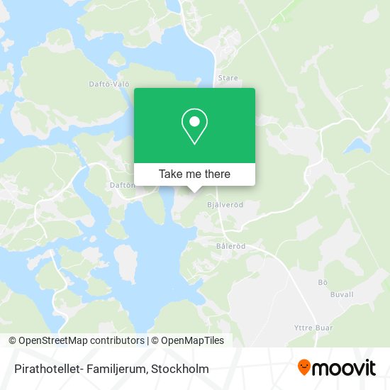 Pirathotellet- Familjerum map