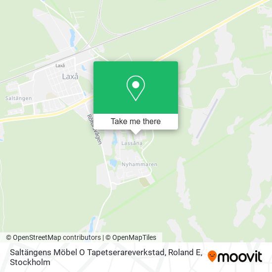 Saltängens Möbel O Tapetserareverkstad, Roland E map