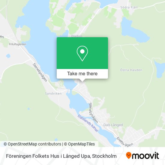 Föreningen Folkets Hus i Långed Upa map
