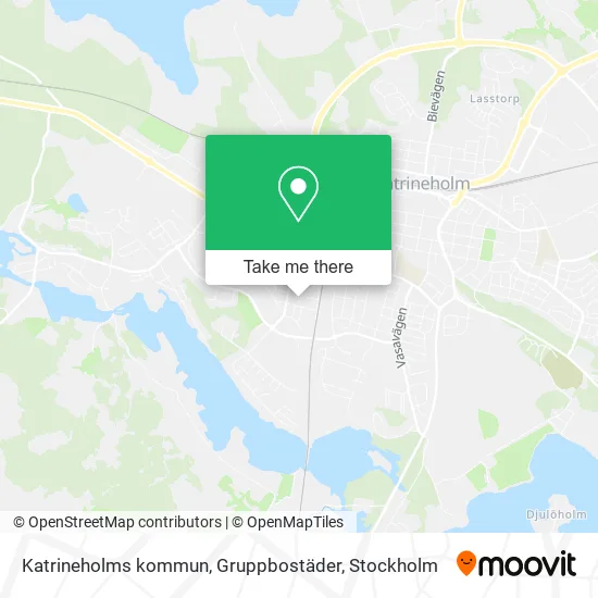 Katrineholms kommun, Gruppbostäder map