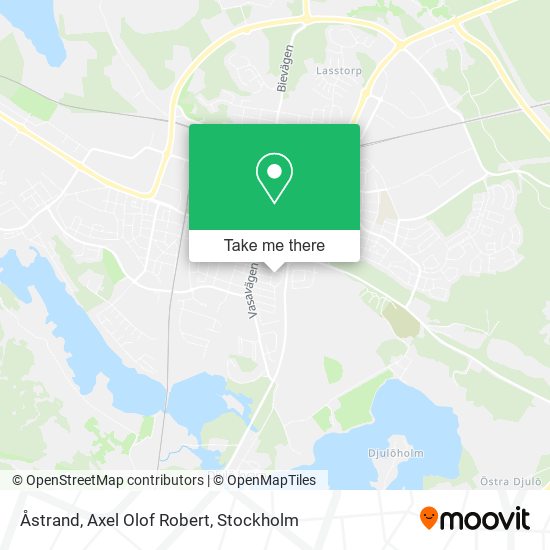 Åstrand, Axel Olof Robert map