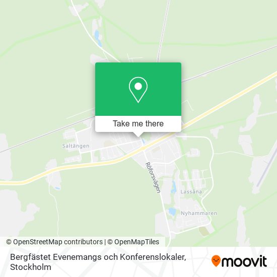 Bergfästet Evenemangs och Konferenslokaler map