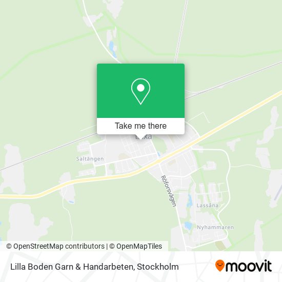 Lilla Boden Garn & Handarbeten map