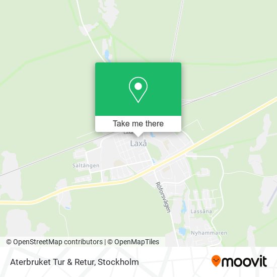 Aterbruket Tur & Retur map
