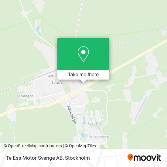 Te Ess Motor Sverige AB map