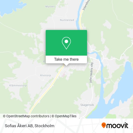 Sofias Åkeri AB map