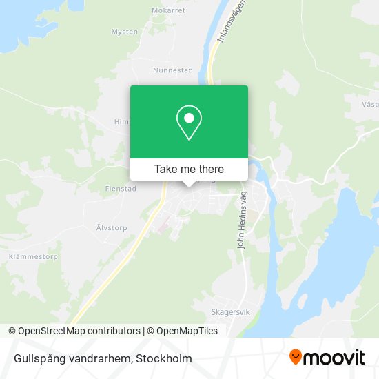 Gullspång vandrarhem map