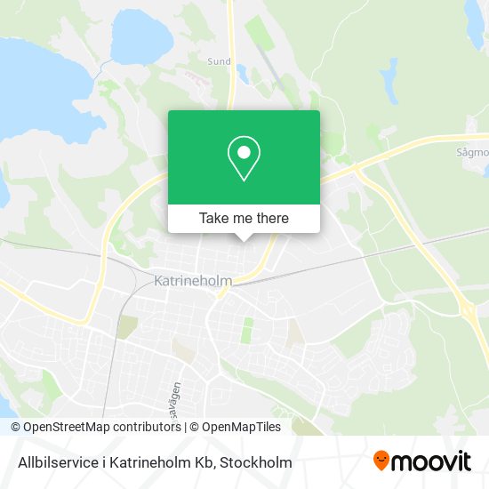 Allbilservice i Katrineholm Kb map
