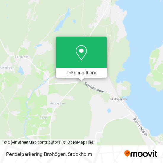 Pendelparkering Brohögen map