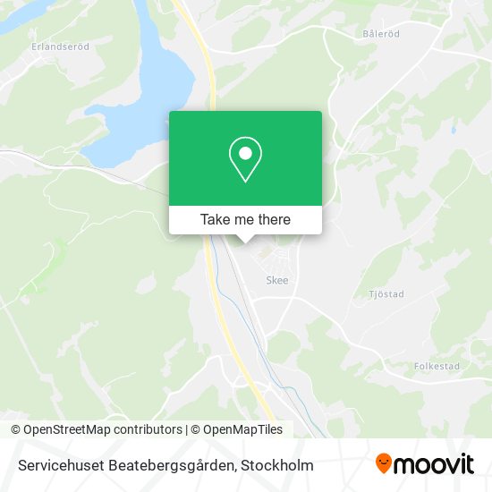 Servicehuset Beatebergsgården map