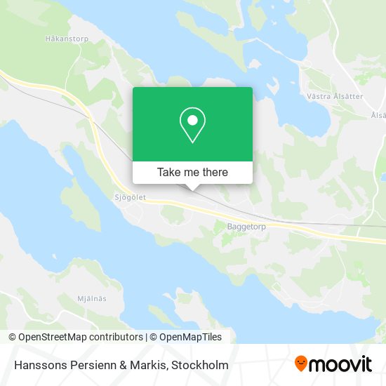 Hanssons Persienn & Markis map