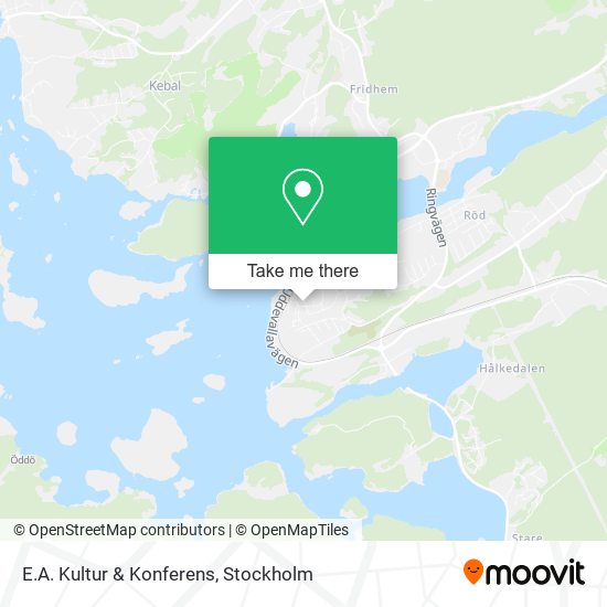 E.A. Kultur & Konferens map