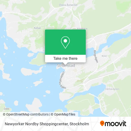Newyorker Nordby Shoppingcenter map
