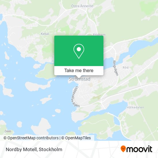 Nordby Motell map