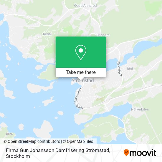 Firma Gun Johansson Damfrisering Strömstad map