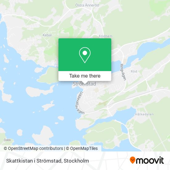 Skattkistan i Strömstad map