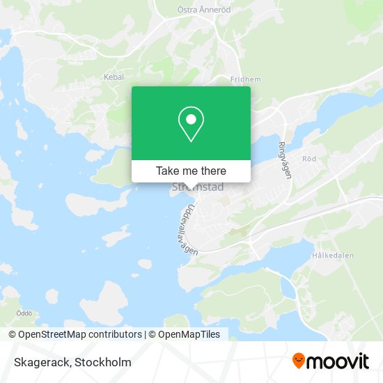 Skagerack map