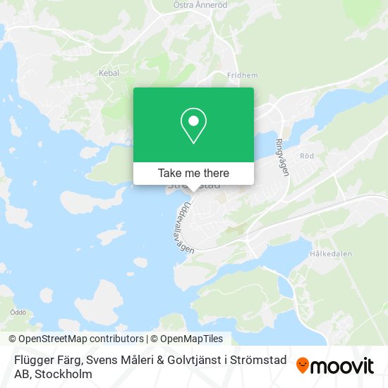 Flügger Färg, Svens Måleri & Golvtjänst i Strömstad AB map
