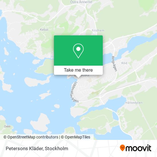 Petersons Kläder map