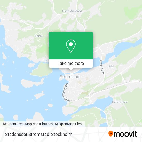 Stadshuset Strömstad map