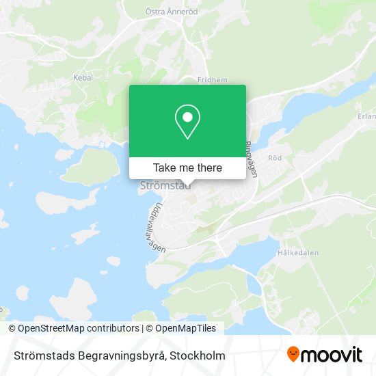 Strömstads Begravningsbyrå map