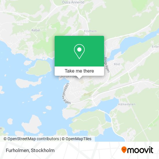 Furholmen map