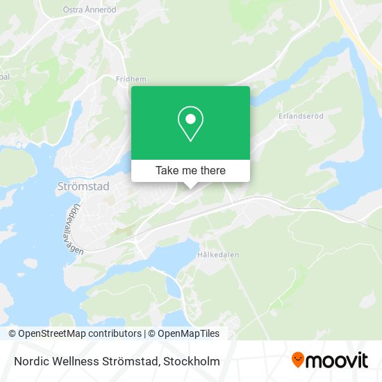 Nordic Wellness Strömstad map
