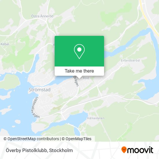 Överby Pistolklubb map