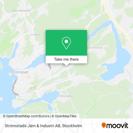 Strömstads Järn & Industri AB map