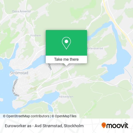 Euroworker as - Avd Strømstad map
