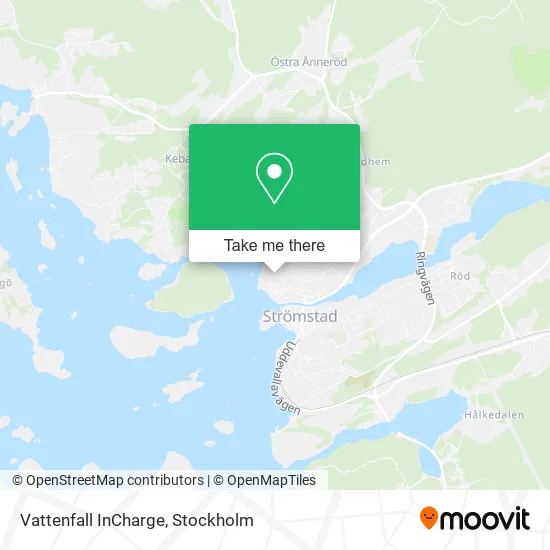 Vattenfall InCharge map