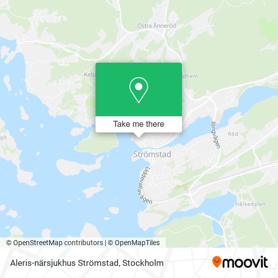Aleris-närsjukhus Strömstad map