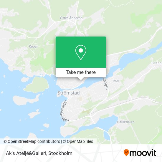 Ak's Ateljé&Galleri map