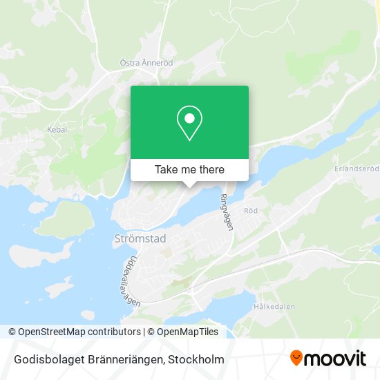 Godisbolaget Bränneriängen map