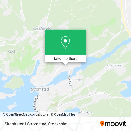 Skopiraten i Strömstad map