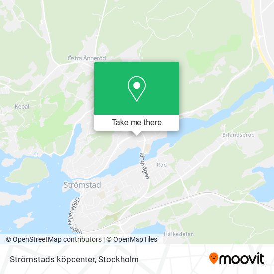 Strömstads köpcenter map