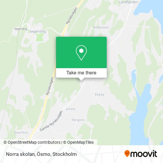 Norra skolan, Ösmo map