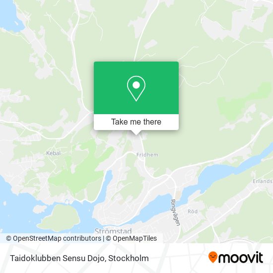 Taidoklubben Sensu Dojo map