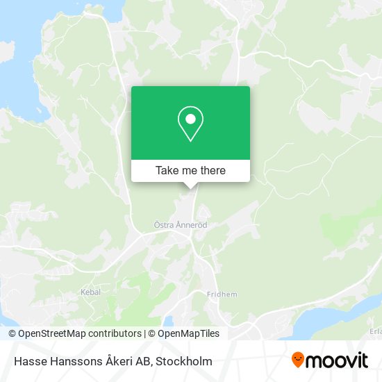 Hasse Hanssons Åkeri AB map