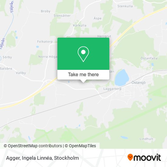Agger, Ingela Linnéa map