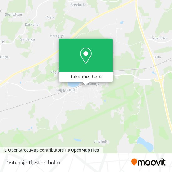 Östansjö If map