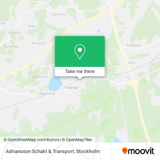 Adriansson Schakt & Transport map
