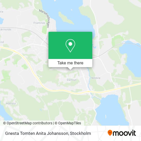 Gnesta Tomten Anita Johansson map