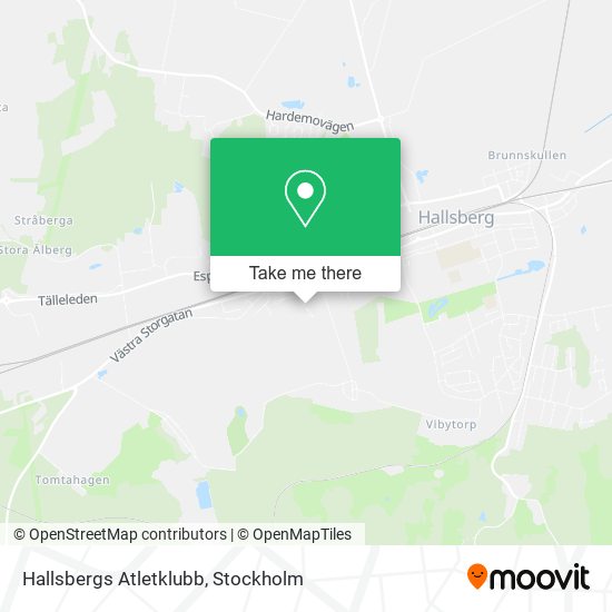 Hallsbergs Atletklubb map