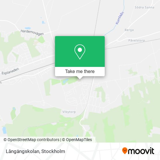 Långängskolan map