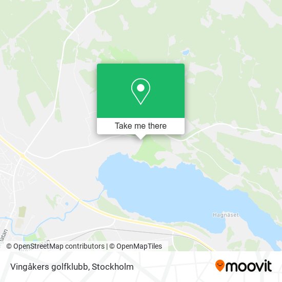 Vingåkers golfklubb map