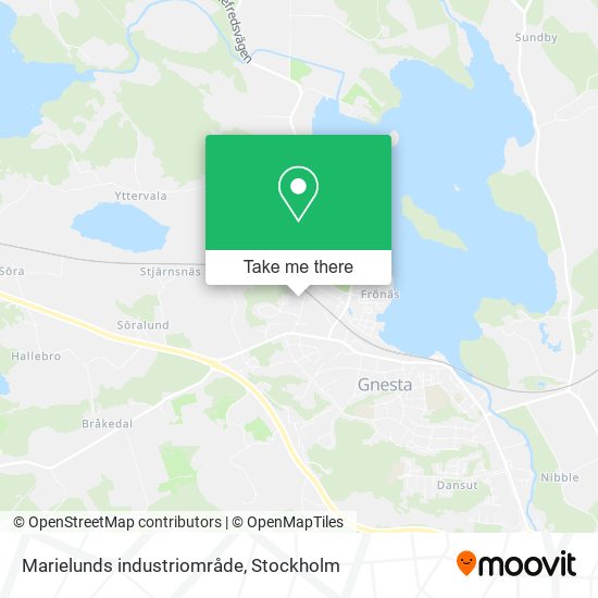 Marielunds industriområde map